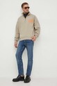 Calvin Klein Jeans bluza J30J324100 beżowy AW23