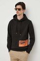 Calvin Klein Jeans felső J30J324102 fekete AW23