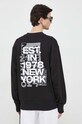 Хлопковая кофта Calvin Klein Jeans чёрный J30J324311