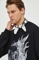 The Kooples felpa in cotone nero HSWE27063K