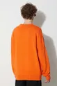 032C maglione in lana arancione