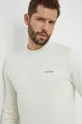 beżowy Calvin Klein bluza