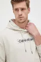 bež Bombažen pulover Calvin Klein