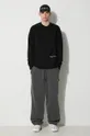 Rick Owens cotton sweatshirt black