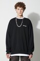 Хлопковая кофта Marcelo Burlon Tempera чёрный CMBA049C99FLE0011001