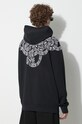 Одежда Хлопковая кофта Marcelo Burlon Snake Wings CMBB007C99FLE0031001 чёрный