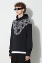Хлопковая кофта Marcelo Burlon Snake Wings чёрный CMBB007C99FLE0031001