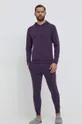 Calvin Klein Underwear kapucnis pulcsi otthoni viseletre lila