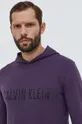 fialová Mikina s kapucňou Calvin Klein Underwear