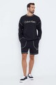 Calvin Klein Underwear bluza bawełniana lounge 000NM2458E czarny AW23