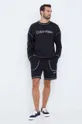 Βαμβακερό φούτερ Calvin Klein Underwear μαύρο