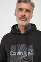Памучен суичър Calvin Klein черен K10K112774