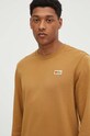 Fjallraven bluza bawełniana Vardag brązowy F87070.232