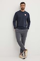 Fjallraven hanorac de bumbac 1960 Logo F87163.555 bleumarin SS25