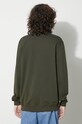 Odzież Fjallraven bluza bawełniana 1960 Logo Badge Sweater F87163.662 zielony