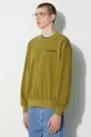 green Aries cotton sweatshirt