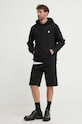 Wood Wood bluza bawełniana Ash hoodie 10005616.2424 czarny AW23