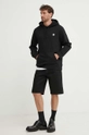 Wood Wood cotton sweatshirt Ash hoodie black