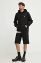 Wood Wood cotton sweatshirt Ash hoodie black