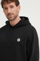 fekete Wood Wood pamut melegítőfelső Ash hoodie