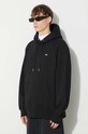 Хлопковая кофта Wood Wood Essential fred classic hoodie чёрный 20005602.2493