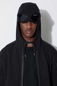 C.P. Company hanorac de bumbac DIAGONAL RAISED FLEECE ZIPPED GOGGLE HOODIE 15CMSS082A005086W