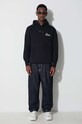 Бавовняна кофта Norse Projects Arne Relaxed Organic Chain Stitch N20.1358.7004 темно-синій AW23