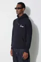 bleumarin Norse Projects hanorac de bumbac Arne Relaxed Organic Chain Stitch Logo Hoodie