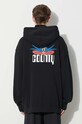 Одежда Хлопковая кофта Marcelo Burlon Disco God CMBB106F23FLE0061001 чёрный