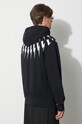 Clothing Neil Barett cotton sweatshirt FAIRISLE THUNDERBOLT PBJS186.V517S.524 black