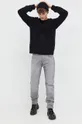 Abercrombie & Fitch sweter z domieszką wełny czarny