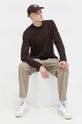 Abercrombie & Fitch sweter KI120.3263.420 brązowy AW23