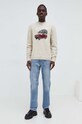 Abercrombie & Fitch pulover KI120.3276.108 bej AW23