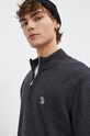 Πουλόβερ με προσθήκη μαλλιού Abercrombie & Fitch γκρί KI120.3277.900