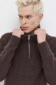 Abercrombie & Fitch sweter brązowy KI120.3301.400