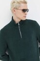 Abercrombie & Fitch pulover verde KI120.3302.300