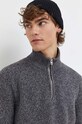 Abercrombie & Fitch sweter szary KI120.3303.130