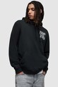AllSaints bluza bawełniana SABRERATTLER nadruk czarny MG036Z