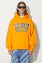 Oblečenie Bavlnená mikina Billionaire Boys Club VARSITY LOGO POPOVER HOOD B23328 oranžová