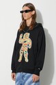 Хлопковая кофта Billionaire Boys Club HEAT MAP STANDING ASTRO ZIP THROUGH HOOD чёрный B23333