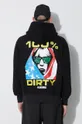 PLEASURES sweatshirt Dirty Hoodie 50% Cotton, 50% Polyester