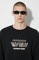 Хлопковая кофта Evisu Kabuki Daicock Printed 2EAHTM3SW1080RXCT чёрный