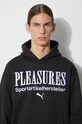 Puma cotton sweatshirt PUMA x PLEASURES Graphic Hoodie 620879 black