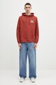 Хлопковая кофта Barbour Barobour x Maison Kitsune MOL0569 коричневый
