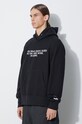 Engineered Garments hanorac de bumbac Raglan Hoodie negru 23F1B021.NP098