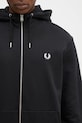 Fred Perry cotton sweatshirt black J7536.198