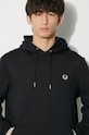 Bavlněná mikina Fred Perry M2643.102 černá