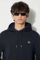 Bavlněná mikina Fred Perry M2643.248 námořnická modř