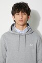 Pamučna dukserica Fred Perry M2643.R49 siva