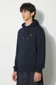 blu navy Fred Perry felpa in cotone